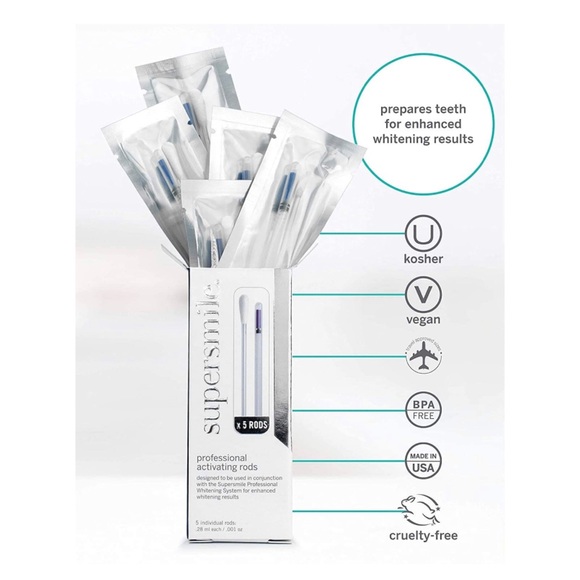 Supersmile Teeth Whitening Bundle - Toothbrush, Activating Rods, & Accelerator - Picture 11 of 15